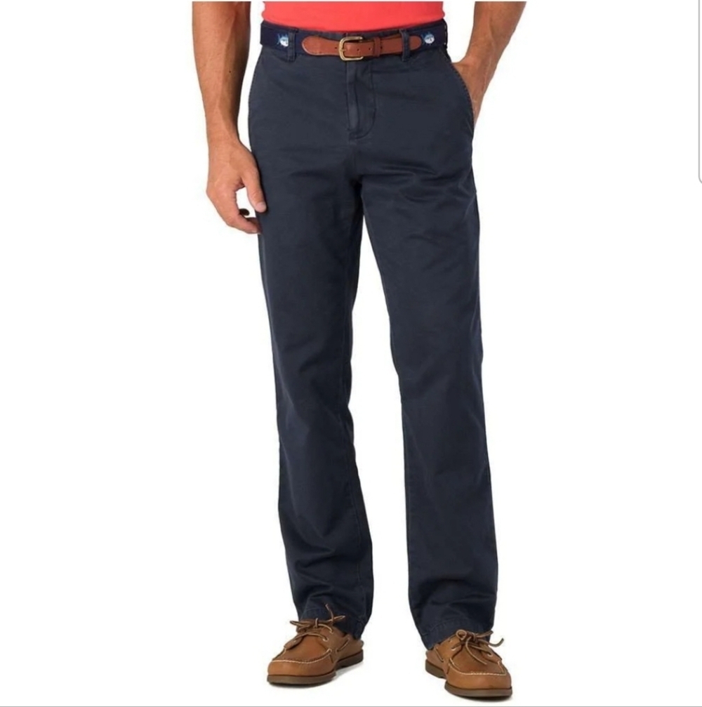 SOUTHERN TIDE The Skipjack Classic Fit Pant in True Navy, size W38 L UNF